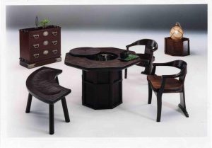 焼桐八角形囲炉裏テーブル